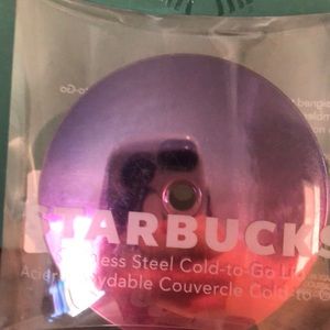 Starbucks stainless steel cold to go lid